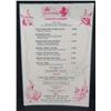 Image 1 : Waikiki Beef & Grog Complete Dinner Menu, Signed, 12"x17"