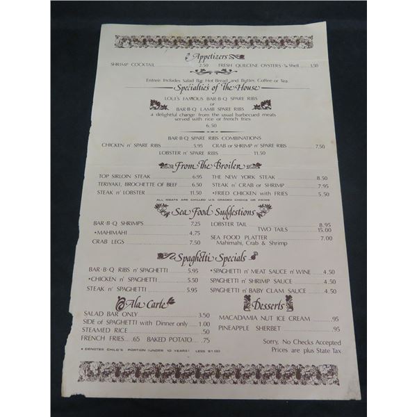 Dinner Menu10 x16 