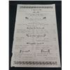 Image 1 : Dinner Menu10"x16"