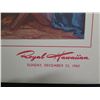 Image 2 : Royal Hawaiian Christmas Menu Dec 25, 1960 w/ Dinner Concert, Signed, 16"x11"