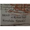 Image 5 : Qty 3 Trader Vic's Honolulu Hawaii Trading License Dated 1951, Signed 11"x9"