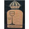 Image 1 : Duke Kahanamoku's Waikiki Wine List English & Japanese, Bottle Shaped 8"x11"
