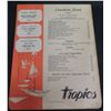 Image 1 : The Tropics Luncheon Menu 9.5"x13"