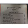 Image 2 : The Tropics Luncheon Menu 9.5"x13"