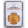 Image 1 : 1924 $20 Double Eagle Gold Coin NGC MS63