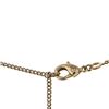 Image 4 : Chanel Gold-tone Metal CC Flower Faux Pearl Drop Pendant Necklace