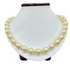 Image 1 : Pearl and Diamond Necklace - 14KT Yellow Gold