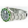 Image 6 : Rolex Mens Stainless Steel Black Dial Green Insert Anniversay Edition Submariner