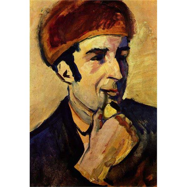 MACKE - Portrait Of Franz Marc