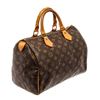 Image 2 : Louis Vuitton Brown Monogram Canvas Speedy 30 Satchel Bag