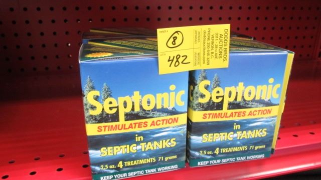 Septonic 8 BOXES OF SEPTONIC SEPTIC TANK ADDITIVE