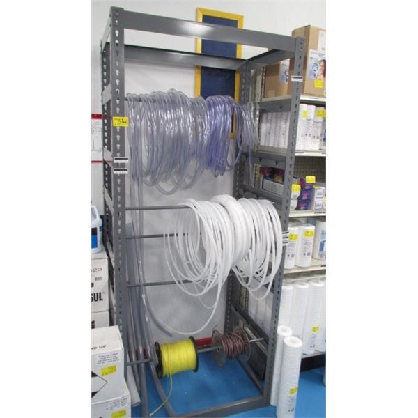 COMPLETE RACK W/TUBING, ROPE & WIRE