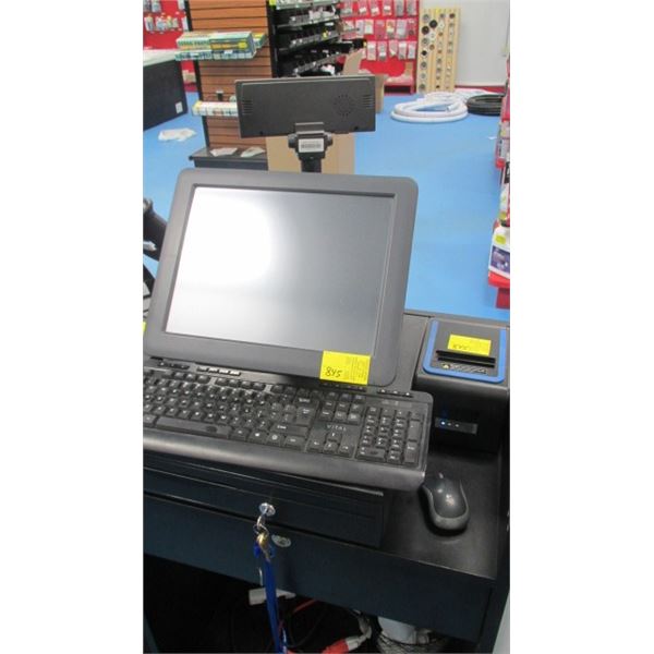 ELECTRONIC TILL W/KEYBOARD, CONTROL, CUSTOMER READ OUT, PRINTER ...