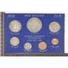 Image 1 : 1967 NEW ZEALAND 7 COIN UNC SET PLASTIC CASE IS
