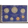 Image 3 : 1967 NEW ZEALAND 7 COIN UNC SET PLASTIC CASE IS