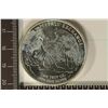 Image 2 : 1 TROY OZ .999 FINE SILVER UNC ROUND. WALKING