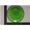 Image 2 : ABRAHAM LINCOLN GLASS PLATE, GREEN IN COLOR 3 1/2'