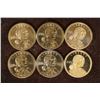 Image 2 : 6-NATIVE AMERICAN DOLLARS: 2018-P/D/S JIM THORPE,