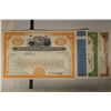 Image 3 : 4 VINTAGE STOCK CERTIFICATES: 1950 FOOD FAIR