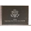 Image 3 : 1994 US SILVER PREMIER PROOF SET (WITH BOX)