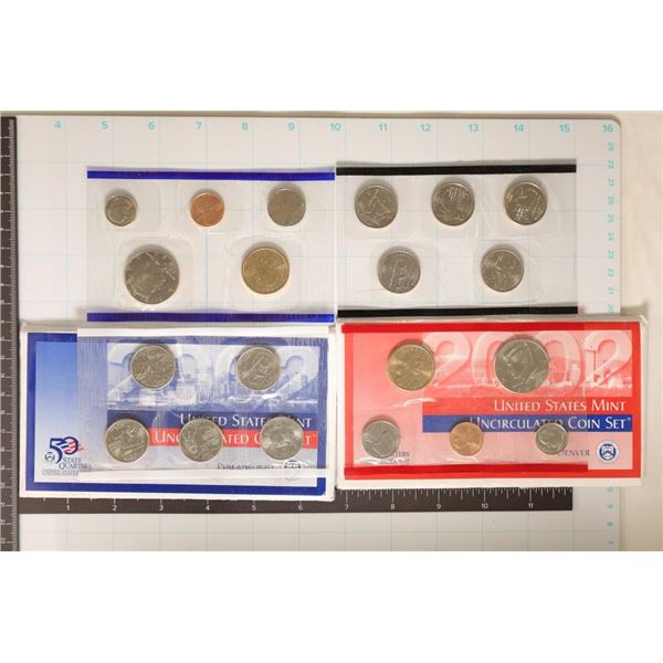 2002 US MINT SET (UNC) P/D (WITH ENVELOPE)