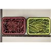 Image 1 : 2-WOODEN GIFT BOXES EACH IS 4 3/4" X 3 1/2" X