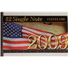 Image 3 : 2009 CLEVELAND $2 SINGLE NOTE 2003-A $2 FRN