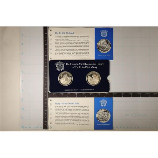 1.42 OZ. PROOF STERLING SILVER 2 ROUND SET: