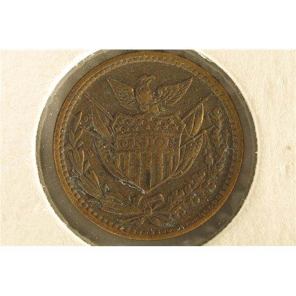 1863 CIVIL WAR TOKEN "ARMY & NAVY"