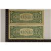 Image 2 : 1957 &1957-B US $1 SILVER CERT STAR NOTES