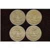Image 2 : 1962, 63, 64 & 1964-D WASHINGTON SILVER QUARTERS