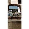 Image 1 : TRAY OF ASSORTED HARDWARE, NUTS BOLTS ETC, WITH SMALL ORGANIZER