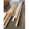 Image 4 : ASSORTED EZ RECT SHELVING PIECES, LUMBER ETC