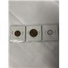 Image 2 : 3 1920 COINS - SMALL SILVER DIME, LARGE CENT, SMALL CENT