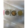 Image 1 : 3 AMERICAN PRESIDENT COINS 1984 REAGAN, 1991 WASHINGTON, 2020 TRUMP