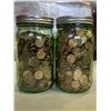 Image 2 : 2  3LB JARS OF PENNIES