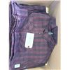 Image 1 : 12 NEW BOOTLEGGER PLAID BUTTON UP SHIRTS, SIZE SMALL-XL, RETAIL $34 EACH