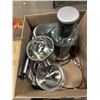 Image 1 : JUICER, STAINLESS POTS, ETC