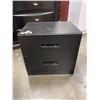 Image 1 : BLACK 2 DRAWER END TABLE