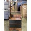 Image 1 : NEW 2 DRAWER ORAGANIZER SIDE TABLE, 15 INCH WIDE, 36 INCH TALL RETAIL $129