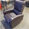 Image 2 : BROWN LEATHER ROCKER RECLINER