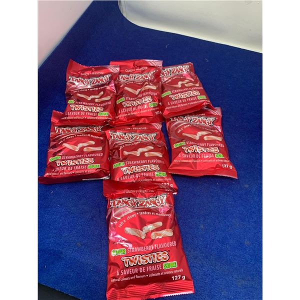 Tangy Zangy Sour Strawberry Flavoured Twisties (7 x 127g)