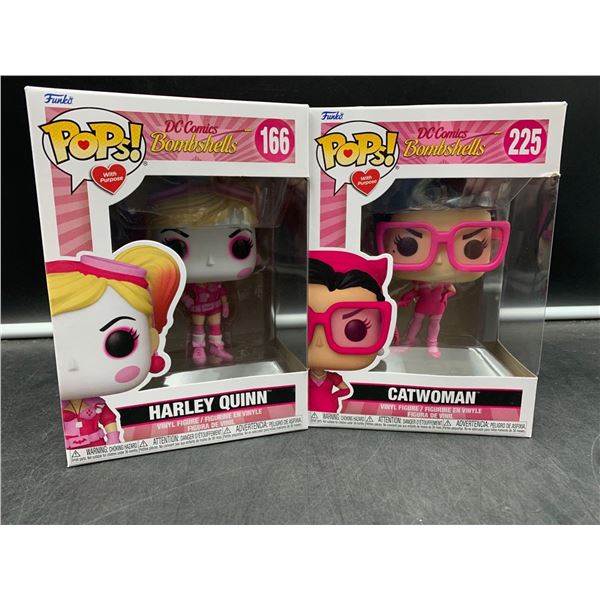 Funko Pops DC Comics Bombshell-Harley Quinn & Catwoman