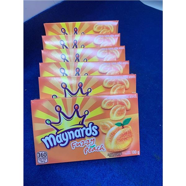Maynards' Fuzzy Peach (6 x 100g)