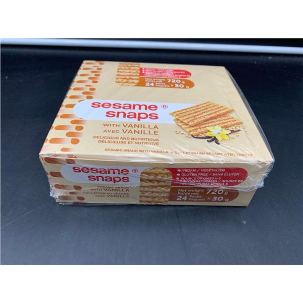 Sesame Snaps with Vanilla (24 x 30g)