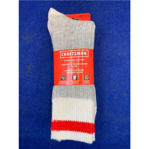 Craftsman Classic Wool Socks 3pk (Size 10-13)