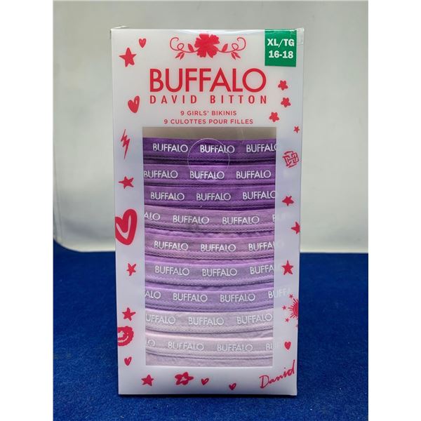 Buffalo by David Bitton Girls Underwear 9pk (size 16-18)