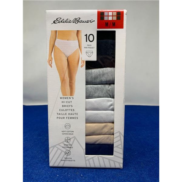 Eddie Bauer Women's Hi-Cut Briefs 10pk (size M)