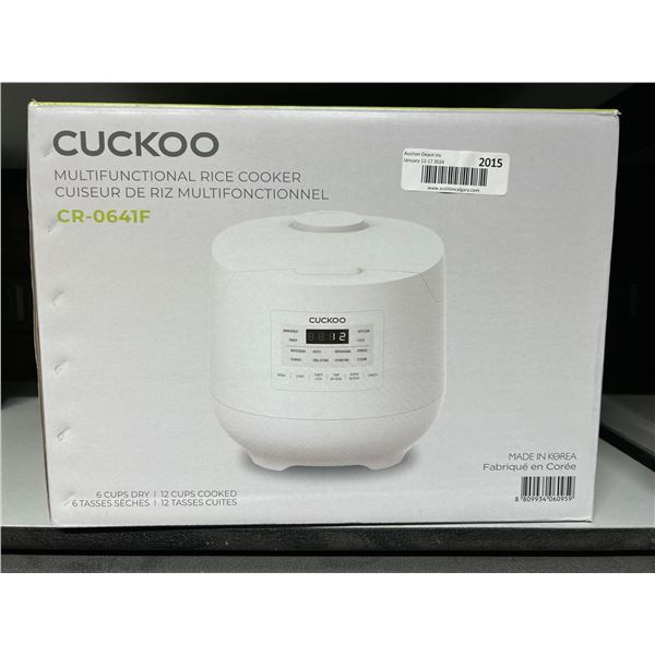 Cuckoo Multifunctional rice cooker