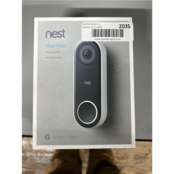 Nest Hello Video Doorbell Camera